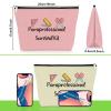 2 Pack Paraeducator Appreciation Gift Para Teacher Gifts 2 Pieces Makeup Bag Paraprofessional Thank You Presents Teaching Cosmetic Pouch Teacher Assistant Birthday Christmas Retirement Presents view 4
