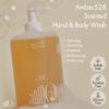 ANILLO Amber528 Hand & Body Care Set  Scented Hand & Body Wash + Hand Cream, Daily Body Care for All Skin Types, Amino Acid Formula, Vegan Body Care, Paraben Free view 4