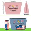 2 Pack Paraprofessional Makeup Bag Paraprofessional Thank You Gifts Paraeducator Gifts Teacher Appreciation Presents Teaching Assistant Presents for Para Teacher Retirement Birthday 2 PCS Cosmetic Bag view 4