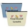 2 Pack Paraprofessional Makeup Bag Para Teacher Appreciation Gifts 2PCS Cosmetic Bag Para Gifts for Paraeducator Paraprofessional Christmas Birthday Travel Cosmetic Pouch Teacher Thank You Presents view 1