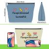 2 Pack Paraprofessional Makeup Bag Para Teacher Appreciation Gifts 2PCS Cosmetic Bag Para Gifts for Paraeducator Paraprofessional Christmas Birthday Travel Cosmetic Pouch Teacher Thank You Presents view 4
