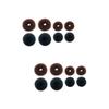 Beaupretty 16pcs Donut Hair Bun Maker Kit Chignon Shaper for Women Girls for Effortless Hairstyles for Weddings Parties and Daily Wear view 1
