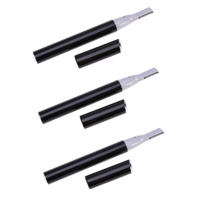 Beavorty 3pcs Facial Razor for Women Trimmer Eyebrow Shaver Electric Lightweight Easy to Use