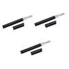 Beaupretty 3pcs Electric Eyebrow Trimmer Precision Eyebrow for Women Lightweight and Hair Removal Tool Cordless Design for Effortless Grooming Black view 1