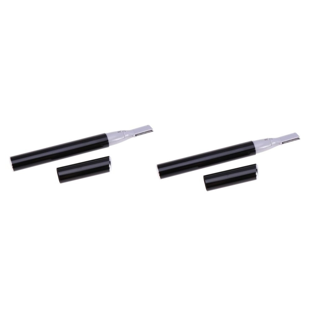 Beavorty 2pcs Electric Eyebrow Razor for Women Trimmer Portable No Battery Required