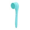 Electric Shower Brush Set with 3 Heads, Long Handle Body Cleansing Scrubber for Labor Saving, Dead Skin Removal, and Relaxation at Home (Blue view 2