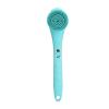 Electric Shower Brush Set with 3 Heads, Long Handle Body Cleansing Scrubber for Labor Saving, Dead Skin Removal, and Relaxation at Home (Blue view 4