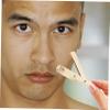 Beavorty 2pcs Ergonomic Face Trimmer Shaver for Eyebrows and Beard Simple Razor Face Blade view 3