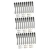 FOMIYES 3sets Foldable Eyebrow Trimmer Stainless Steel Replaceable Blades Portable Makeup Tool for Precise Eyebrow Shaping Lightweight and Easy to Clean Black view 1