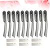 FOMIYES 3sets Foldable Eyebrow Trimmer Stainless Steel Replaceable Blades Portable Makeup Tool for Precise Eyebrow Shaping Lightweight and Easy to Clean Black view 3