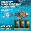 Coach Soak Recovery Bath Soak - Alternative to Epsom Salt Bath Soak - Fast-Absorbing Pure Magnesium Flakes with 21 Minerals, Bath Salts & Essential Oils - 9 lb (3 Pack) - Eucalyptus Tea Tree view 2