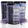 3 Pack Bundle: Coach Soak Recovery Bath Soak, Epsom Salt Bulk - Bath Salts Bulk, 3 Pack Bundle - Total of 9 Pounds (Lavender) view 1