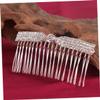 Beaupretty 2pcs Elegant Rhinestone Hair Comb Bang Insert for Women Hair Accessories Stylish Hairpin for Girls for Women view 2