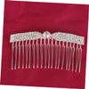 Beaupretty 2pcs Elegant Rhinestone Hair Comb Bang Insert for Women Hair Accessories Stylish Hairpin for Girls for Women view 4