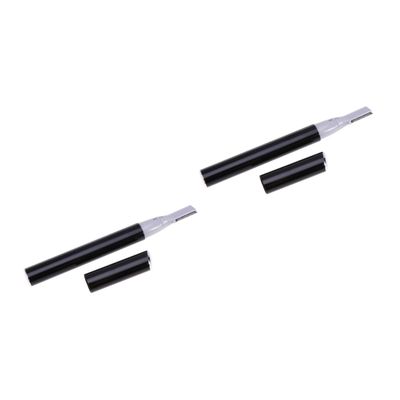 FOMIYES 2pcs Electric Eyebrow Trimmer for Women Painless Precision Black Lightweight Cosmetic Hair Remover Design for Eyebrow Shaping and Facial Hair Grooming