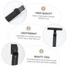 Beaupretty 3sets Beard Razor for Men Manual Razor Double-edged Blades Brush Traditional Shaver for Home Travel view 3