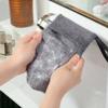 2PCS Different Roughness Soap Bag Exfoliating, Soap Saver Bag for Body Scrubber Exfoliator Bar Soap Holder Pouch for Shower Soap Sock view 2