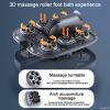 YVYKFZD Foot Spa Bath, Foot Bath Basin Massager, Portable Foot Soak Tub with Heat, Red Light, Temperature Control, Bubbles, for Tired Feet, Relieve Feet Muscle Pain (Color : White) view 4