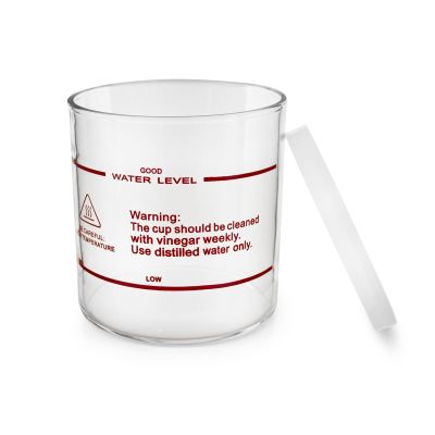 Elitzia Accessories Transparent Glass Steamer Jar Spare Parts of Facial Steamer ETBL1(Height 13cm)