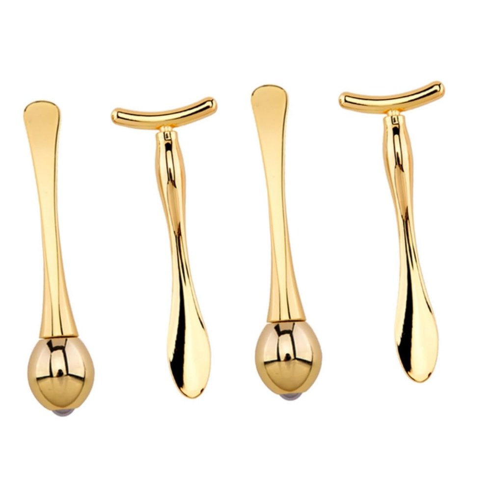 Beavorty 2sets Shaped Beauty Roller Massager for Women Eye Massager Stick Face Firming Tool Cold Eye to Reduce Dark Circles