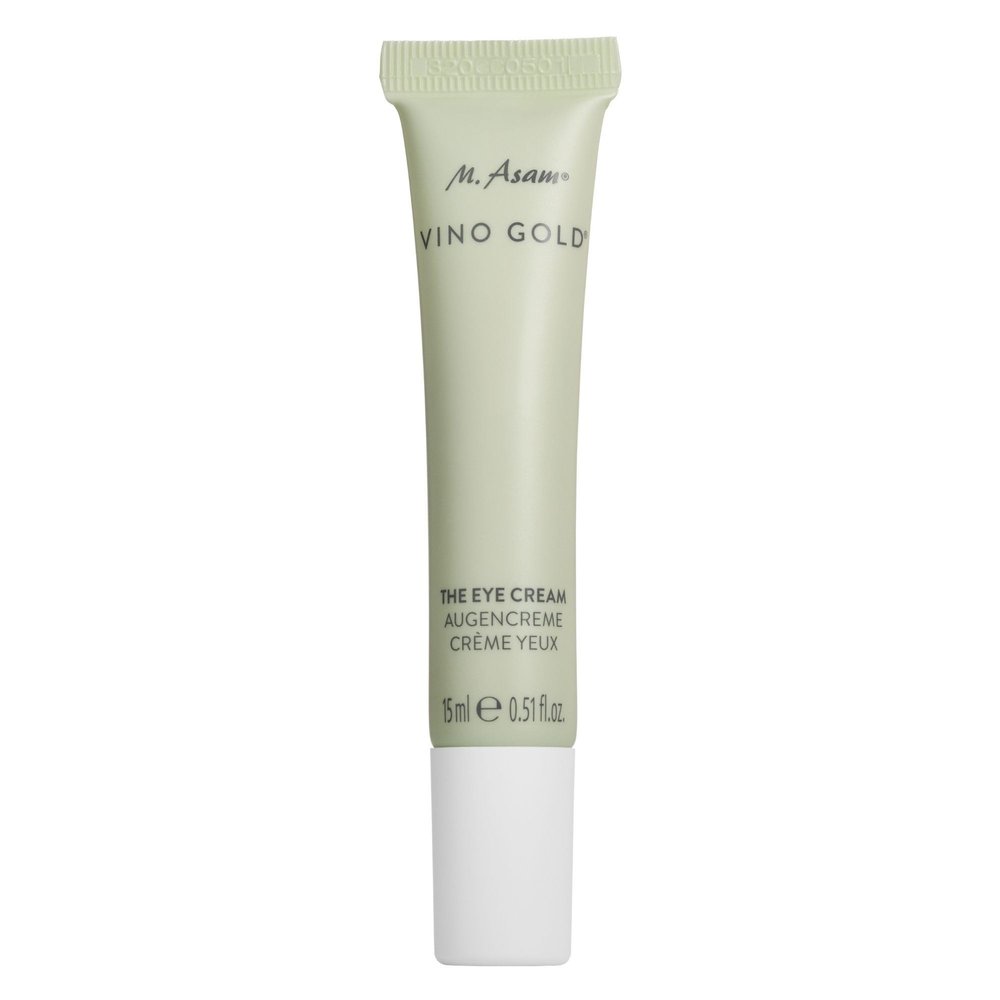 M. Asam VINO GOLD Eye Cream (15ml)  Eye Cream Anti Aging with Grape Antioxidants, Smooths & Firms, Hydrating Skincare for Tired Eyes, Vegan Cream for Puffiness, Fine Lines & Wrinkles