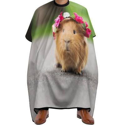Cute Guinea Pig Barber Cape Professional Hair Cutting Apron Hairdresser Cape Barber Accessories for Men Women