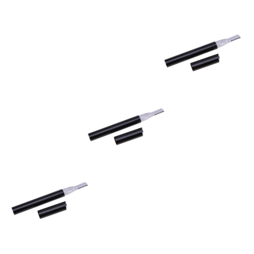 FOMIYES 3pcs Electric Eyebrow Razor Trimmer for Women No Battery Face Beauty Tool