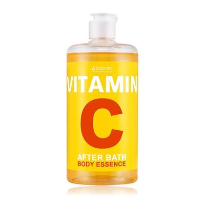 SCENTIO Vitamin C After Bath Body Essence 450 ML., 15.87 Fl Oz (Pack of 1)
