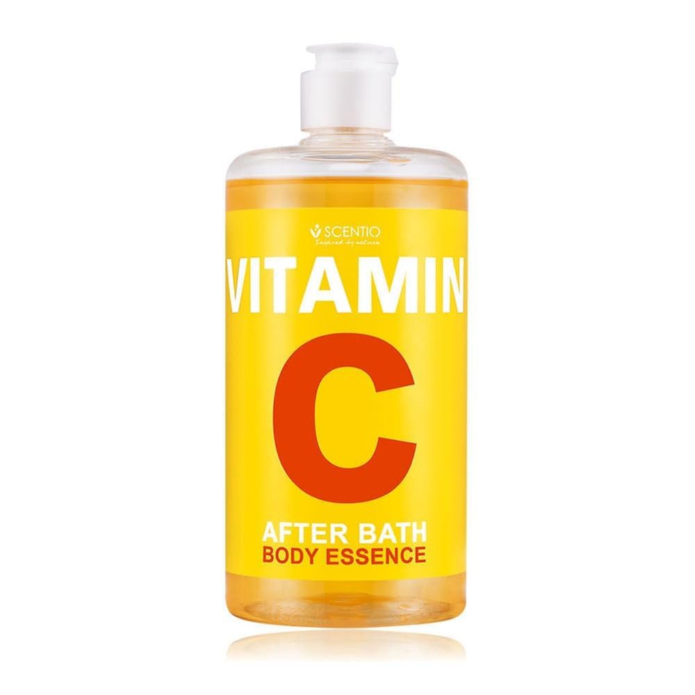 SCENTIO Vitamin C After Bath Body Essence 450 ML., 15.87 Fl Oz (Pack of 1)