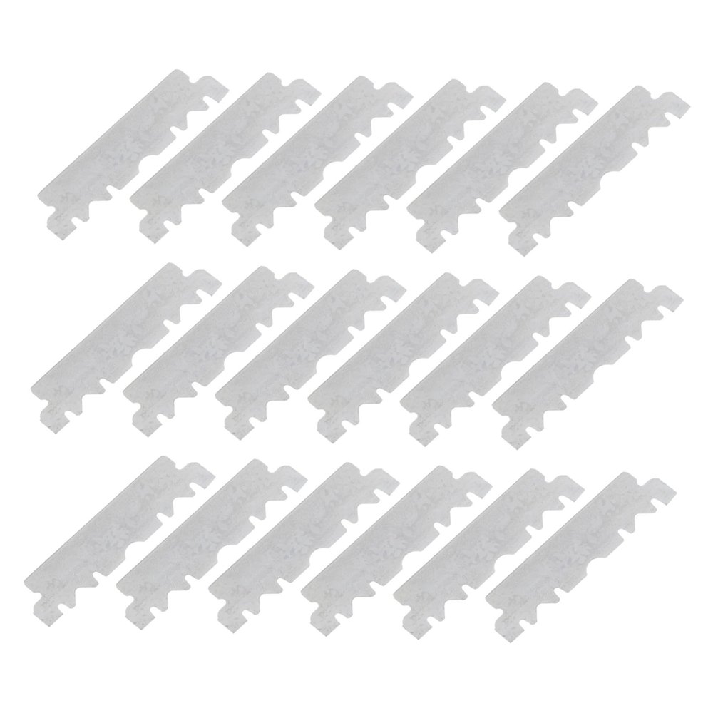 Beavorty 400pcs Single Face Razor Blades Stainless Steel for Barbershop Use for Precise Shaving and Grooming Needs Lightweight and Portable Folding Cutter