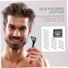 Beavorty 400pcs Single Face Razor Blades Stainless Steel for Barbershop Use for Precise Shaving and Grooming Needs Lightweight and Portable Folding Cutter view 4