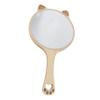 FOMIYES Cute Cat Ear Handheld Makeup Mirror Wooden Cosmetic Mirror for Girls Women Travel-Friendly Design for Vanity Role-Playing view 1