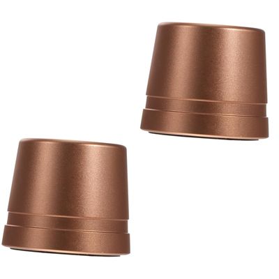 Beavorty 2pcs Aluminum Razor Holding Base Manual Razor Holder Professional Stand Shaver Holder for Shower Storage Base