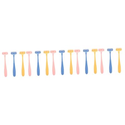 Beavorty 15pcs Manual Body Hair Shaver for Women Portable Armpit Leg Hair Trimmer Durable Smooth Shave Travel-friendly Design Minimizes Skin Irritation