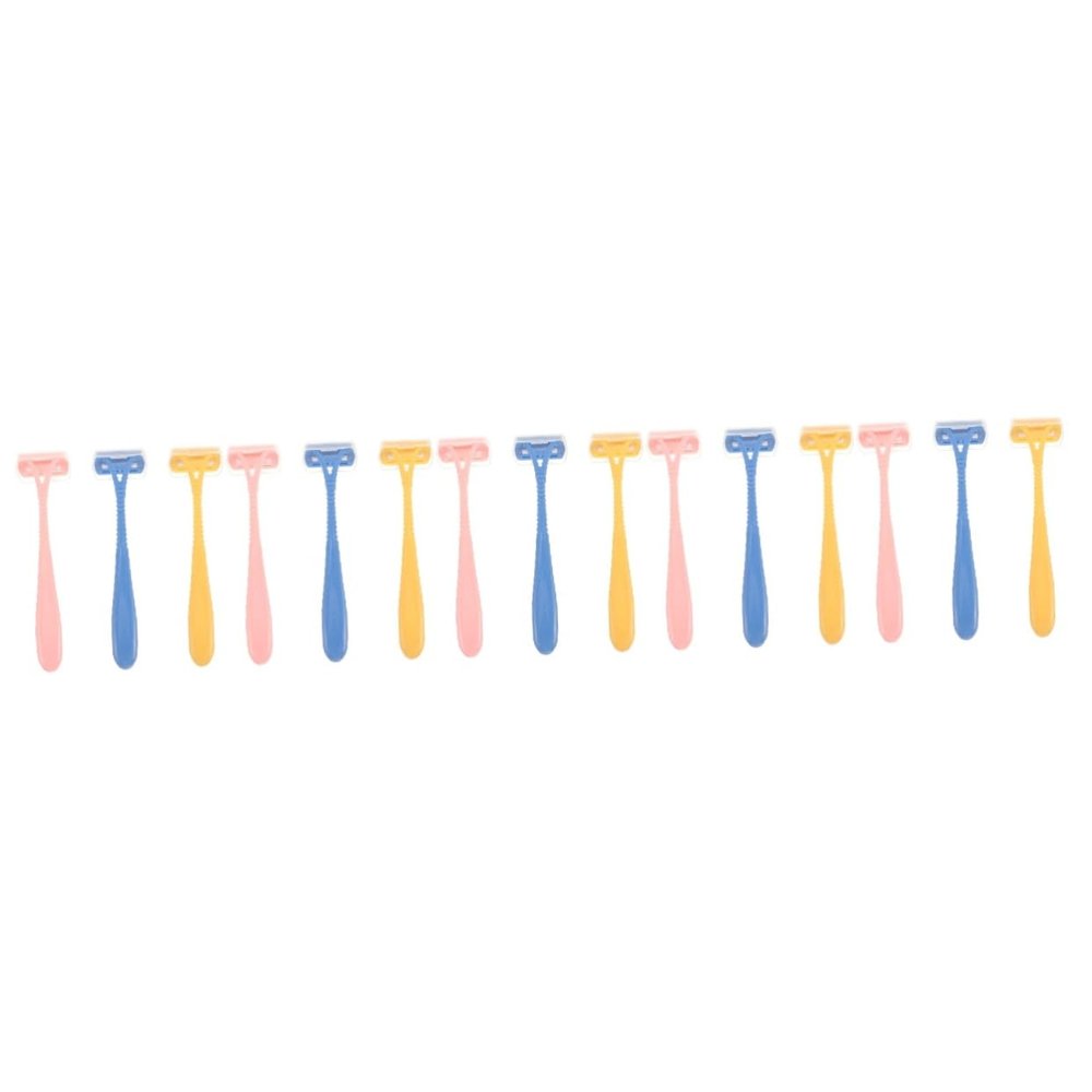 Beavorty 15pcs Manual Body Hair Shaver for Women Portable Armpit Leg Hair Trimmer Durable Smooth Shave Travel-friendly Design Minimizes Skin Irritation