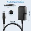FNKTQL 12V Charger for Braun Shaver and 5V for Remington Charger view 2