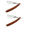 FOMIYES 2pcs Chic Straight for Men Vintage Metal Manual Shaving Tool for Barber Shops and Hair Salons Portable Design for and Grooming view 1
