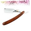 FOMIYES 2pcs Chic Straight for Men Vintage Metal Manual Shaving Tool for Barber Shops and Hair Salons Portable Design for and Grooming view 3