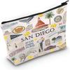 San Diego Cosmetic Makeup Bag Sa n Dieg o Travel Gift S an Die go Vacation Gi ft for Her Moving to San D iego Gi ft (San Diego) view 1
