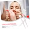 Beavorty 30pcs Facial Brush Skin Cleansing Double-sided Silicone Nose Lip Scrub Exfoliator view 4