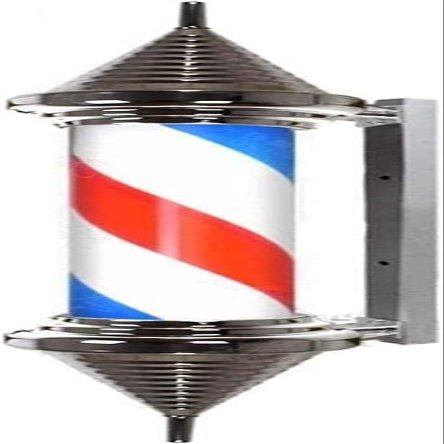 KouRY Barber Pole Light Barber Pole LED Waterproof and Sun-Proof Wall-Mounted Hair Salon Light, Durable and Energy Efficient in Roman Style.