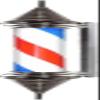 KouRY Barber Pole Light Barber Pole LED Waterproof and Sun-Proof Wall-Mounted Hair Salon Light, Durable and Energy Efficient in Roman Style. view 1
