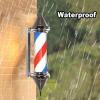 KouRY Barber Pole Light Barber Pole LED Waterproof and Sun-Proof Wall-Mounted Hair Salon Light, Durable and Energy Efficient in Roman Style. view 4