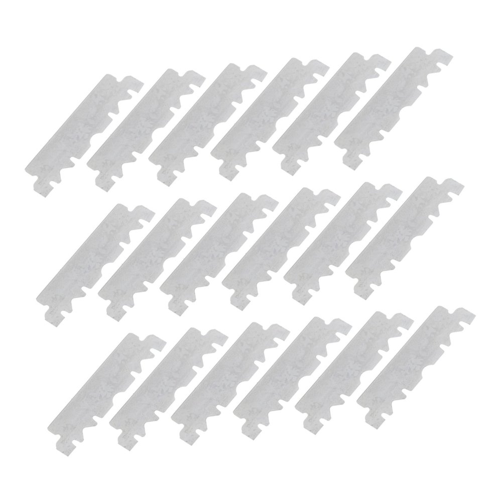 Beavorty 300pcs Stainless Steel Single Face Old Fashioned Shaving Cutter for Precision Grooming Eyebrow Trimming and Hairdressing Needs