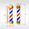 Barber Pole Light Barber Pole LED Red White Blue Rotating Light LED Stripes Pole Light Hair Salon Sign Wall Mount Rotating Light (Color : Red White) view 2