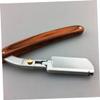Beavorty 2pcs Chic Straight Metal Razor for Men Safe Barber Shaving Tool Easy-open Guard for Barbershops and Salons Portable Design for Travel for Beards and Hair view 4