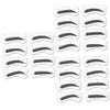 Beavorty 96pairs Eyebrow Stencils Kit Styles Diy Eyebrow Stickers for Shaped Brows Easy to Use Templates for Beginners and Makeup Enthusiasts Effortlessly view 1
