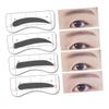 Beavorty 96pairs Eyebrow Stencils Kit Styles Diy Eyebrow Stickers for Shaped Brows Easy to Use Templates for Beginners and Makeup Enthusiasts Effortlessly view 4