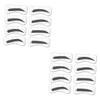 Beavorty 64pairs Eyebrow Stencils Kit Styles for Easy Diy Eyebrow Makeup Precision Shaping Tool for Beginners for Symmetrical and Versatile Beauty Applications view 1