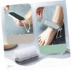 Beavorty 3pcs Exfoliating Foot Care Kit Pumice Stone Nail Brush Foot File Reducer Ergonomic Design for Easy Handling for Spa-Like Home Treatment view 3